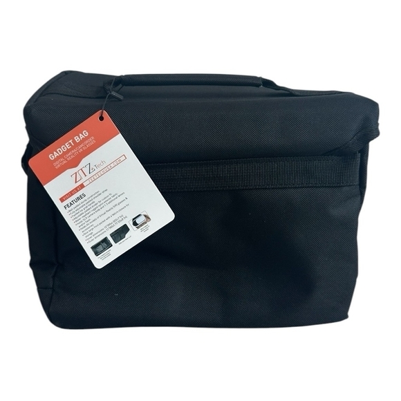 NWT ZITZTECH Large Gadget Bag Black Camera and Equipment Holder Case - Picture 3 of 6